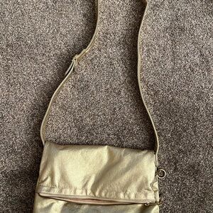 Elegant Gold Foldover Bag